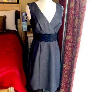 Classic woman’s dress with lace detail